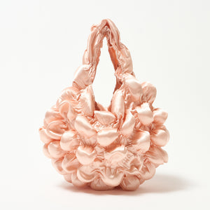 Large Pom-Pom Bags Satin