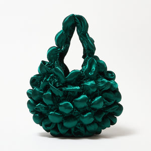 Large Pom-Pom Bags Satin