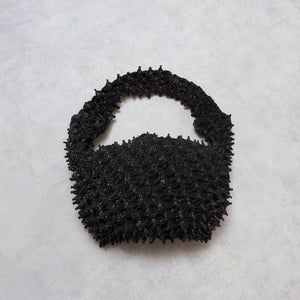 Spiky Shibori Medium Crossbody Bag - Lamé Lace