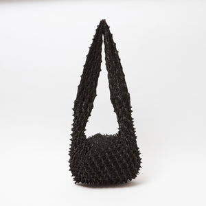 Spiky Shibori Medium Crossbody Bag - Lamé Lace