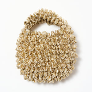 Double Layered Puku-Puku Bag Metallic