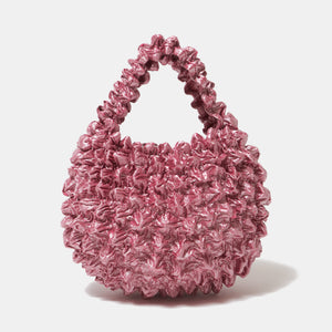 Double Layered Puku-Puku Bag Metallic