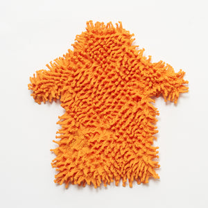 Spiky Shibori Short Sleeve Turtleneck Tops - Solid Colors