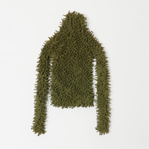 ツンツンの長袖トップス シフォン/無地