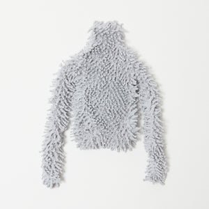 ツンツンの長袖トップス シフォン/無地