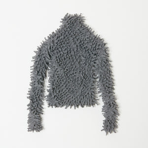 ツンツンの長袖トップス シフォン/無地