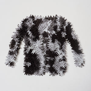 Spicky Shibori Cardigan - Chiffon/"Nijimi" Pattern