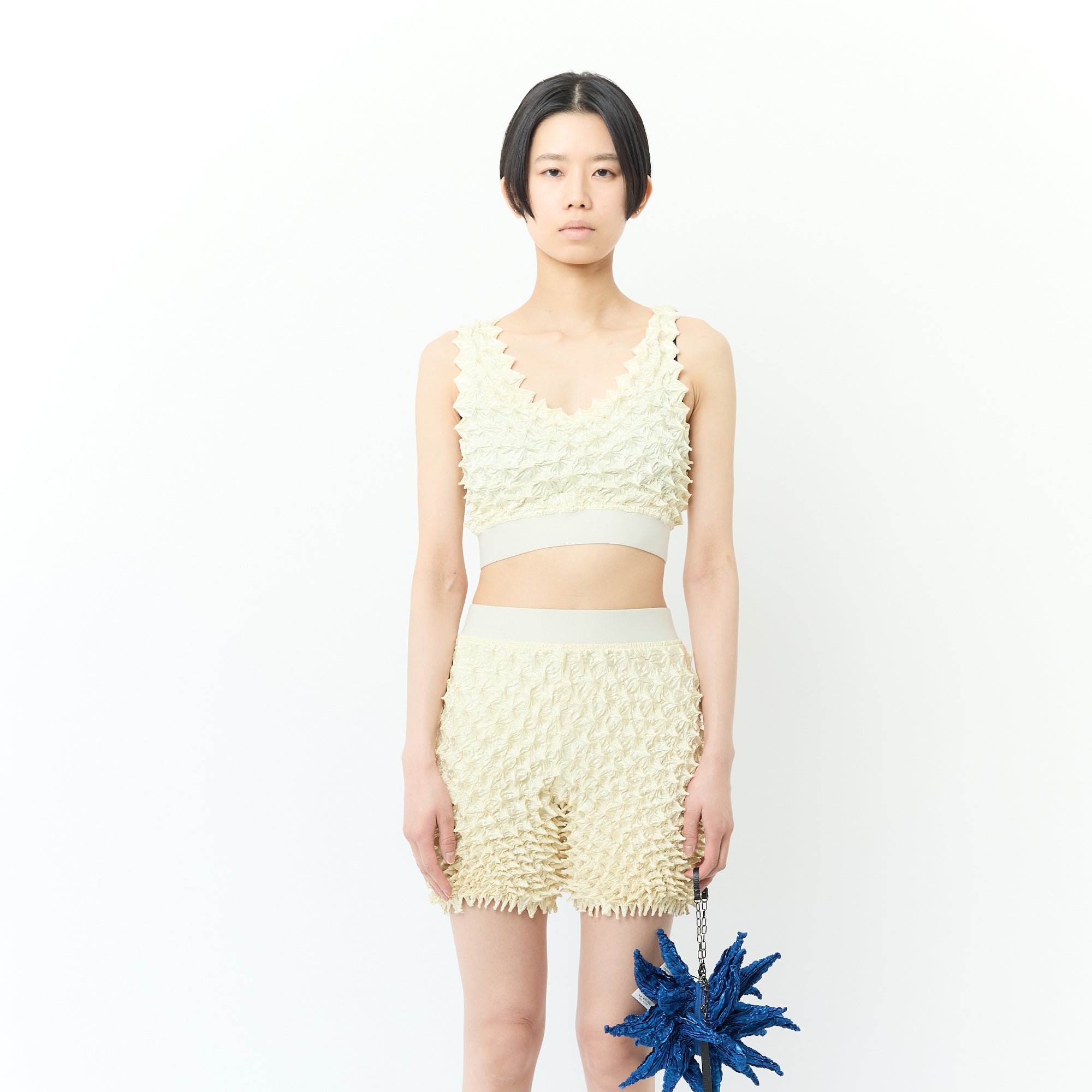 ツンツンのブラトップ サテン/無地 - BUNZABURO