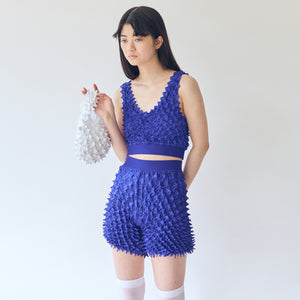 Spiky Shibori Short Pants