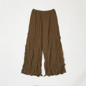 巻き上げ絞りのパンツ アムンゼン