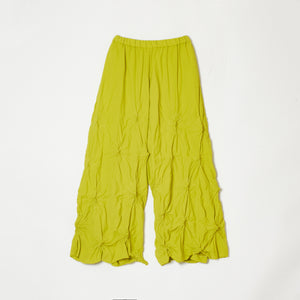 巻き上げ絞りのパンツ アムンゼン