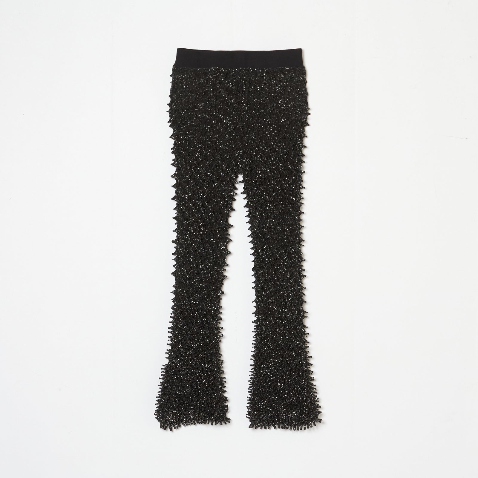 Spiky Shibori Pants - Lamé Lace