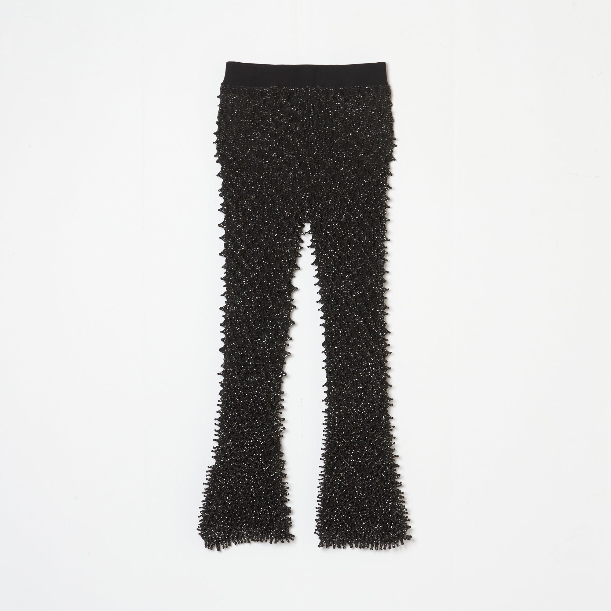 Spiky Shibori Pants - Lamé Lace