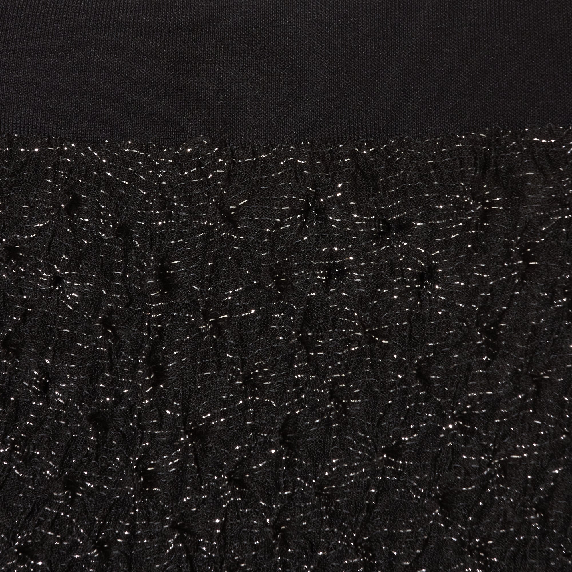 Spiky Shibori Pants - Lamé Lace