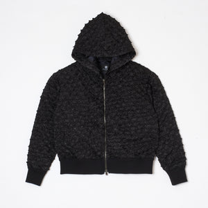 Spiky Shibori Zip Hoodie Jacket