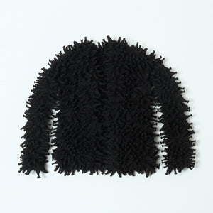 ツンツンのショートカーディガン シフォン/無地