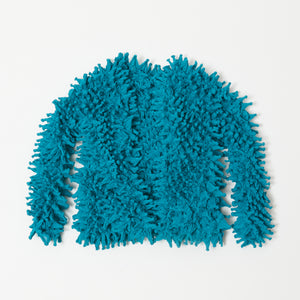 ツンツンのショートカーディガン シフォン/無地