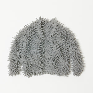 ツンツンのショートカーディガン シフォン/無地