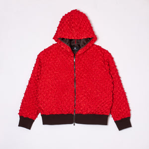 Spiky Shibori Zip Hoodie Jacket