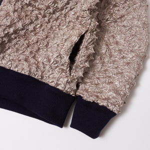 Spiky Shibori Zip Hoodie Jacket