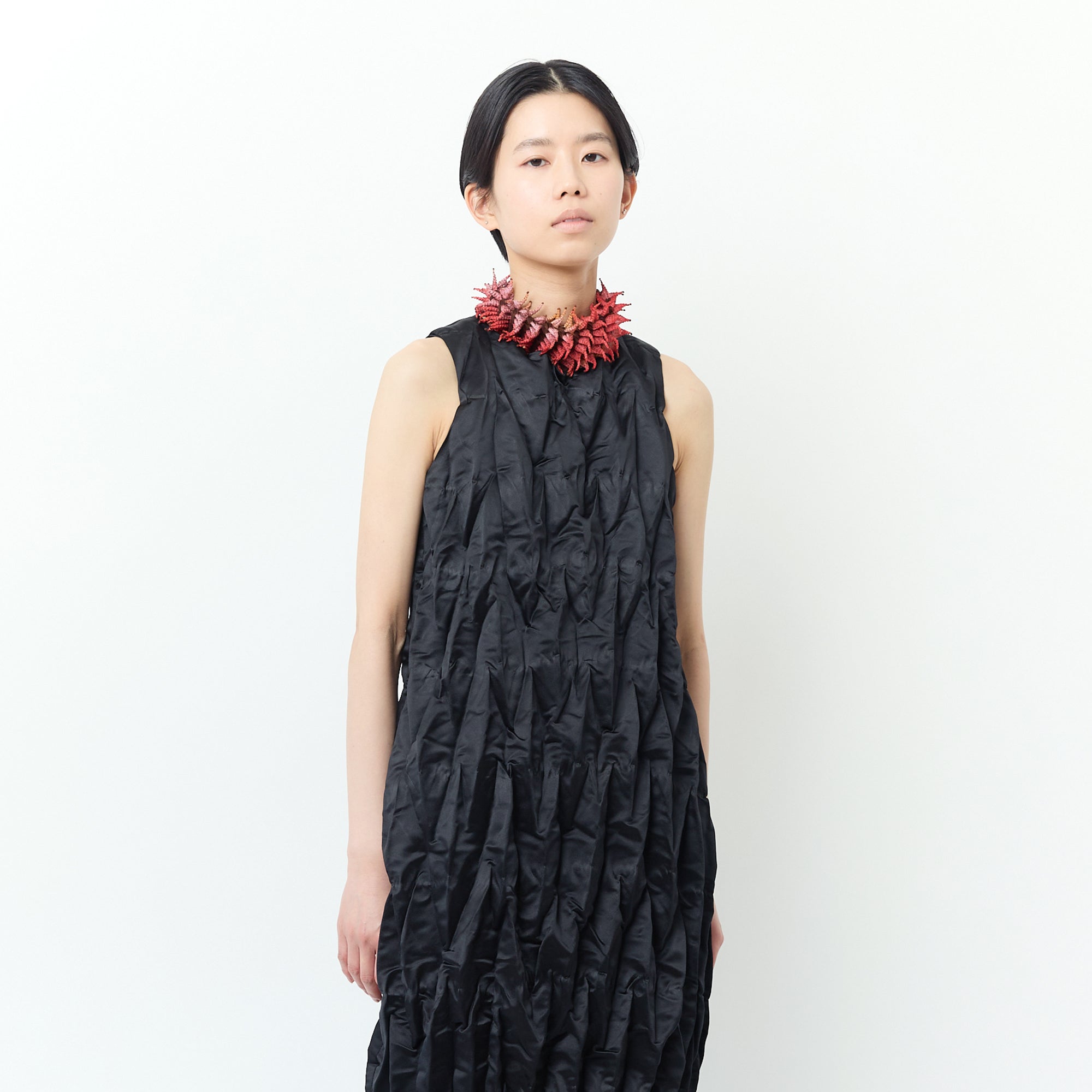 BUNZABURO 文三郎☆真ん中ツンツンのスカーフ ブラック ツンツンのプチスカーフ/ポケットチーフ - BUNZABURO