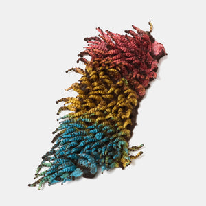 Spiky Shibori Small Scarf/Pocket Handkerchief