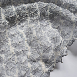 Lace Scarf with Full Bai Shibori Narrow Width