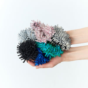 小さなツンツンの幅広ネックレス