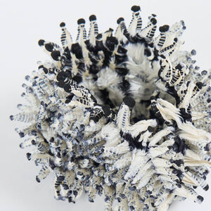 小さなツンツンの幅広ネックレス