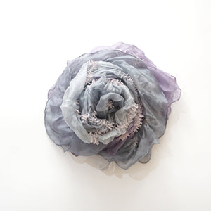 Scarf with Karakusa Shibori