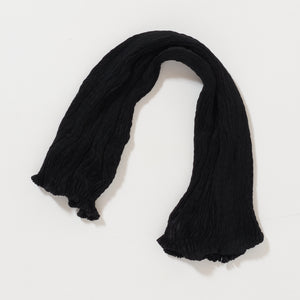 Wavy Silk Circular Scarf