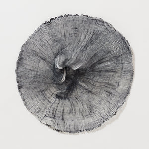 Wavy Silk Circular Scarf