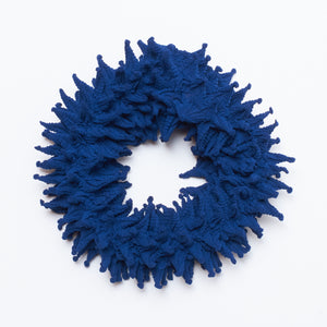 Spiky Shibori Necklaces Wide Solid Colors