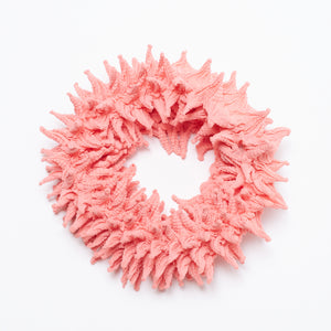 Spiky Shibori Necklaces Wide Solid Colors