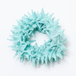 Spiky Shibori Necklace Medium Width Solid Color
